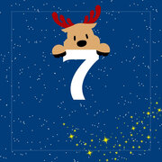 Design mit der Zahl 7